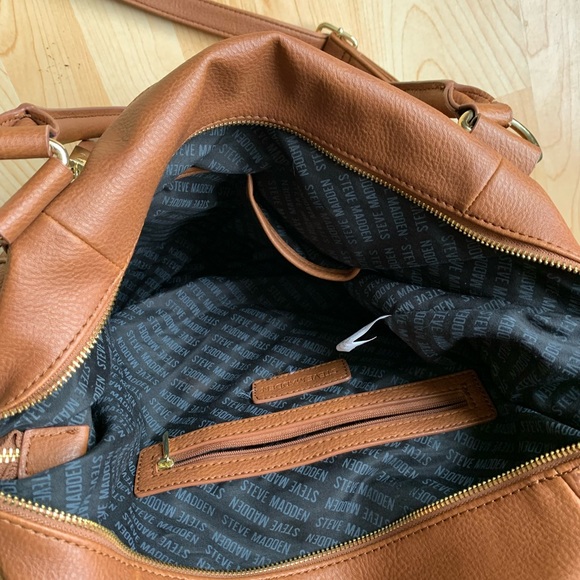 Steve Madden Marlow Cognac Tassel Bag - Picture 5 of 9